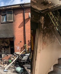 Fire Damage Tumble Dryer