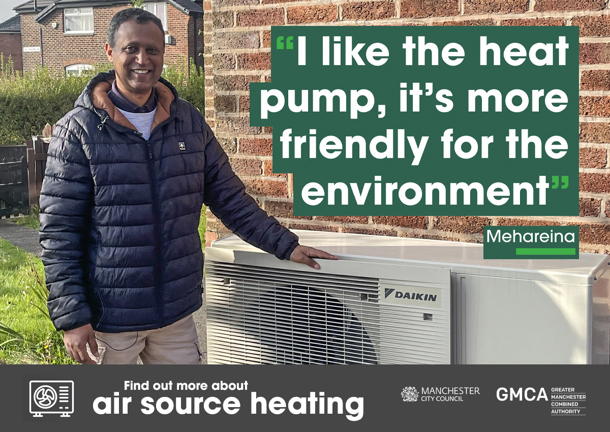 Mehareina quote "I like the heat pump, it's more friendly for the environment"