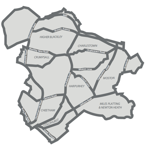 Map of areas that we cover